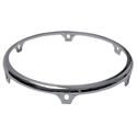 Latin Percussion Hoops Conga Comfort Curve II - Z Series (Extended Collar) - Chrome 12 1/2 inch Tumba 6 Hole