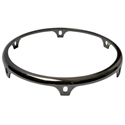 Latin Percussion Hoops Conga Comfort Curve II - Z Series (Extended Collar) Black Mirror 11 3/4 inch Conga 6 Hole