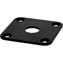 Jack Plate LP-BLK-METAL-Flat