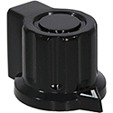 Bakelite Pointer Knob 32mm Black