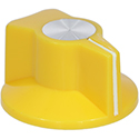 Synth knob Synthie-1 Yellow
