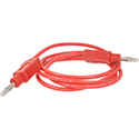 PVC measuring cable red