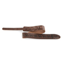 Ovation Premium leather guitar strap Chocolate