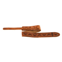 Ovation Premium leather guitar strap Wet Sand