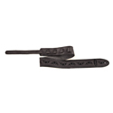 Ovation Premium leather guitar strap Black
