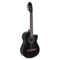 GEWA Electric Acoustic Classical Guitar Student Black E-acoustic black
