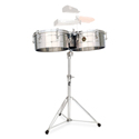 Latin Percussion Timbales Tito Puente Stainless Steel 14 inch/15 inch