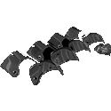 Plastic Corner Set MARS-Black