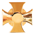 Grover Iron Cross Button, gold