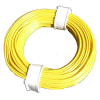 Wire, 0,14mm, yellow 10m