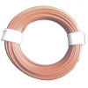 Wire, 1,0mm, brown, 10m