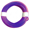 Wire, 1,0mm, violet, 10m